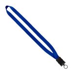 3/4" Smooth Nylon Lanyard with Snap-Buckle Release & O-Ring - 3