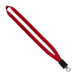 3/4" Smooth Nylon Lanyard with Snap-Buckle Release & O-Ring - 4