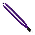 3/4" Smooth Nylon Lanyard with Snap-Buckle Release & O-Ring - 5