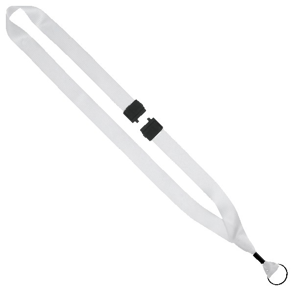 3/4" rPET Dye-Sublimated Lanyard w/ Metal Crimp & Metal Split-Ring - 2