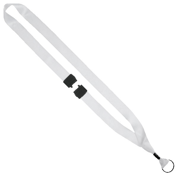 3/4" rPET Dye-Sublimated Lanyard w/ Metal Crimp & Metal Split-Ring - 5