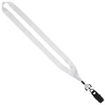 3/4" rPET Dye-Sublimated Lanyard w/ Metal Crimp & Metal Split-Ring - 6