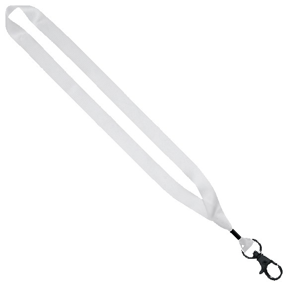 3/4" rPET Dye-Sublimated Lanyard w/ Metal Crimp & Metal Split-Ring - 8
