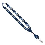 3/4" rPET Dye-Sublimated Lanyard with Metal Crimp And Badge Reel - 6