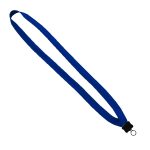 5/8" Polyester Lanyard with Plastic Clamshell & O-Ring - 5