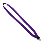 5/8" Polyester Lanyard with Plastic Clamshell & O-Ring - 7