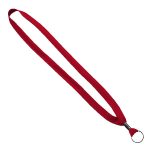 5/8" Polyester Shoelace Lanyard with Metal Crimp & Split-Ring - 3