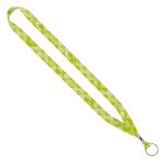 5/8" Tubular Lanyard with Metal Crimp & Metal Split-Ring - 2