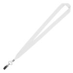 3/4" Eco Friendly rPET Lanyard w/ Bulldog Clip - 1