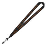 3/4" Eco Friendly rPET Lanyard w/ Bulldog Clip - 7
