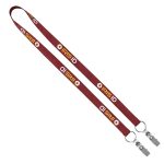 3/4" Recycled Econo Dual Attachment Lanyard - 2