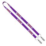 3/4" Recycled Econo Dual Attachment Lanyard - 9