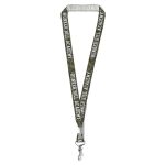 7/8" Bridal Satin Ribbon Lanyard - Sublimation