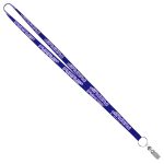 1/2" Econo Lanyard (Factory Direct) 10-12 Weeks Ocean - 7