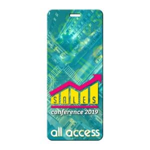3" x 7" Press Pass / Lanyard Card
