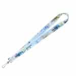 "MCGILL" 1" Import Air Ship Super Soft Polyester Multi-Color Sublimation Lanyard
