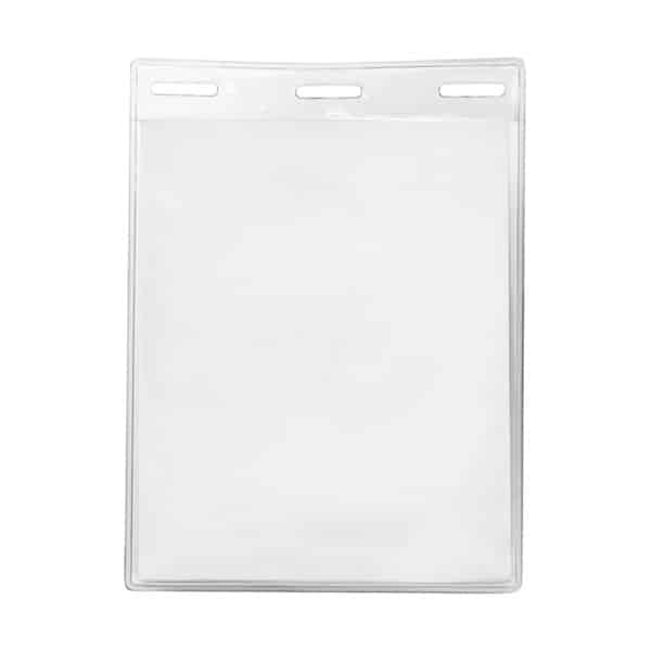 3 5/16" x 4 1/4" Blank Vertical Vinyl Pouch - 1