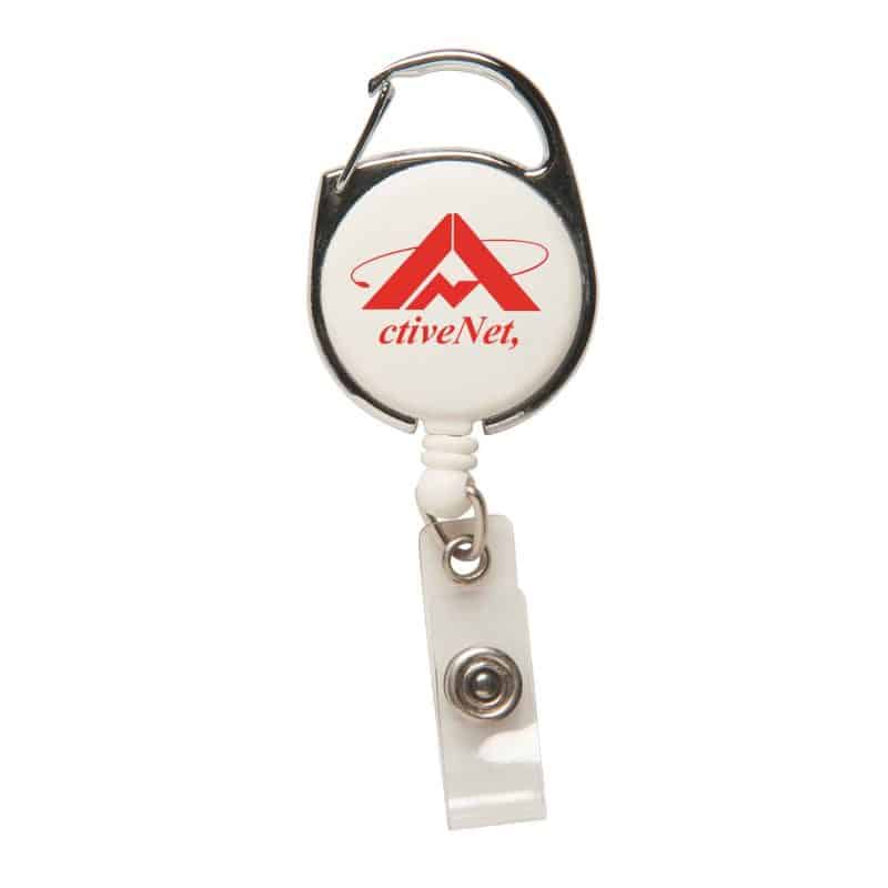 Badge Reel with Carabiner - 4