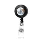 "Bellefontaine VL" Retractable Badge Reel & Badge Holder w/Rotating Alligator Clip (Full Color) - 3