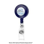 "Bellefontaine VL" Retractable Badge Reel & Badge Holder w/Rotating Alligator Clip (Full Color) - 7