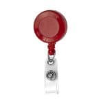 "Bellefontaine VL" Retractable Badge Reel & Badge Holder w/Rotating Alligator Clip (Full Color) - 9