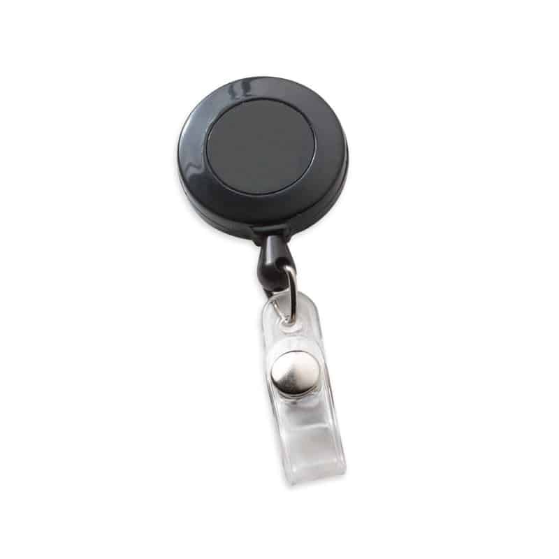 Economy Round Retractable Badge Holder - 1