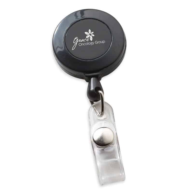 Economy Round Retractable Badge Holder - 2