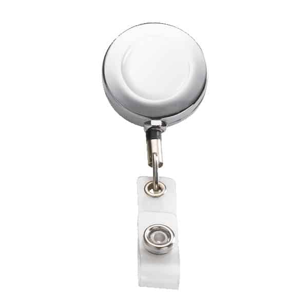 IMPORT Metal Retractable Badge Reel with Belt Clip - 1