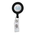 IMPORT Plastic Retractable Badge Reel with Belt Clip - 2