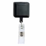 "Kent VL" Square Retractable Badge Reel & Badge Holder w/Metal Slip Clip (Full Color) - 3