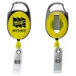 "Oberlin" Retractable Carabiner Style Badge Reel & Badge Holder - 4