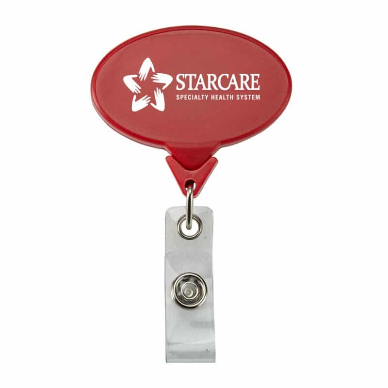 Oval Badge Reel Secure-A-Badge™ - 2
