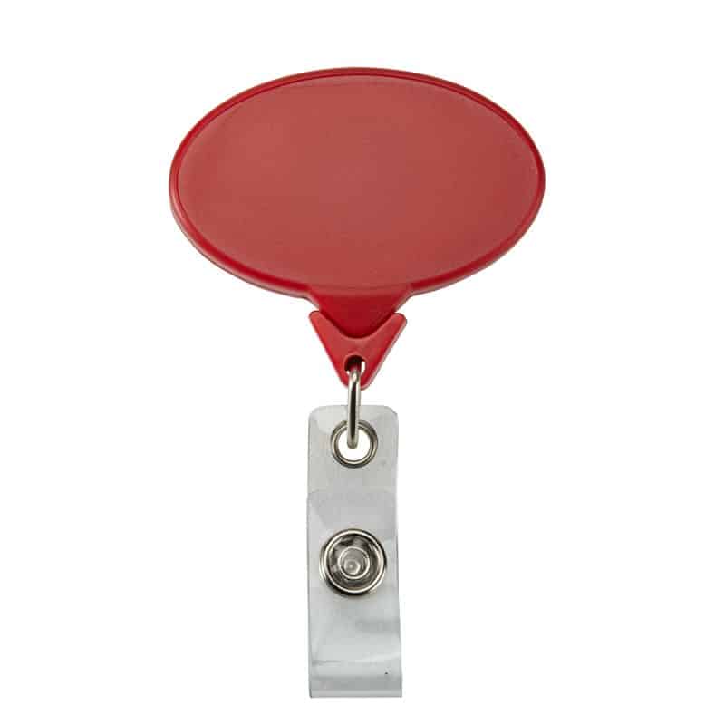 Oval Badge Reel Secure-A-Badge™ - 9