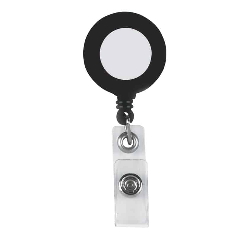 Retractable Badge Holder With Laminated Label - 1