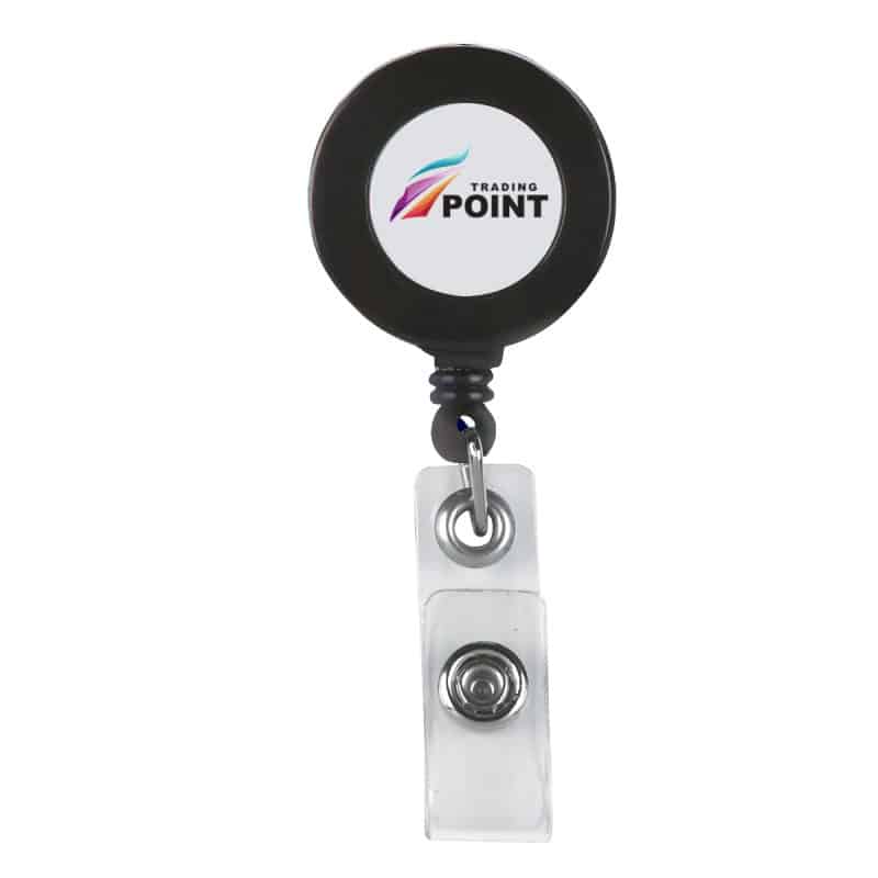 Retractable Badge Holder With Laminated Label - 2