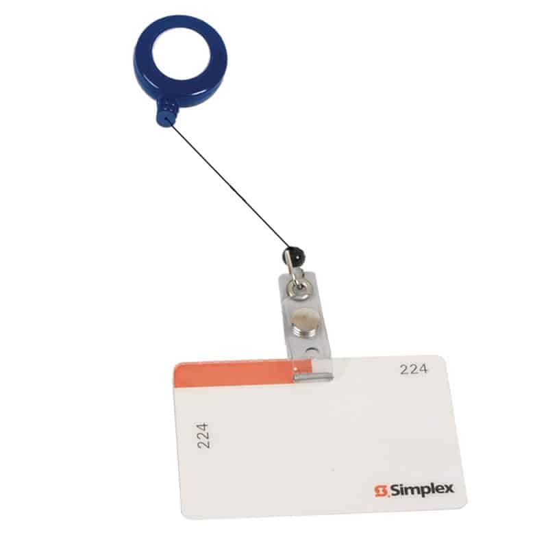 Retractable Badge Holder With Laminated Label - 4
