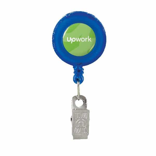 Retractable Badge Reel with Bulldog Clip - 7