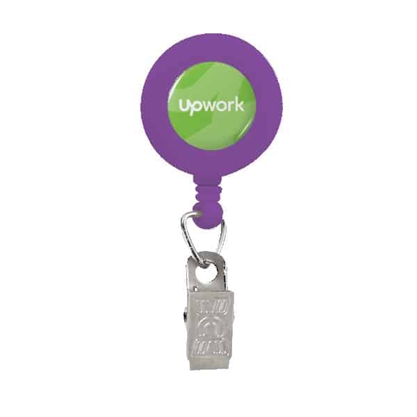 Retractable Badge Reel with Bulldog Clip - 9