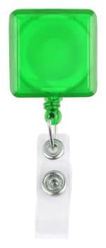 Square-Shaped Retractable Badge Holder - 3