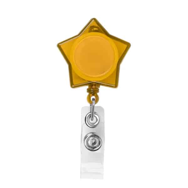 Star-Shaped Retractable Badge Holder - 3
