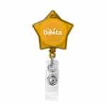 Star-Shaped Retractable Badge Holder - 6