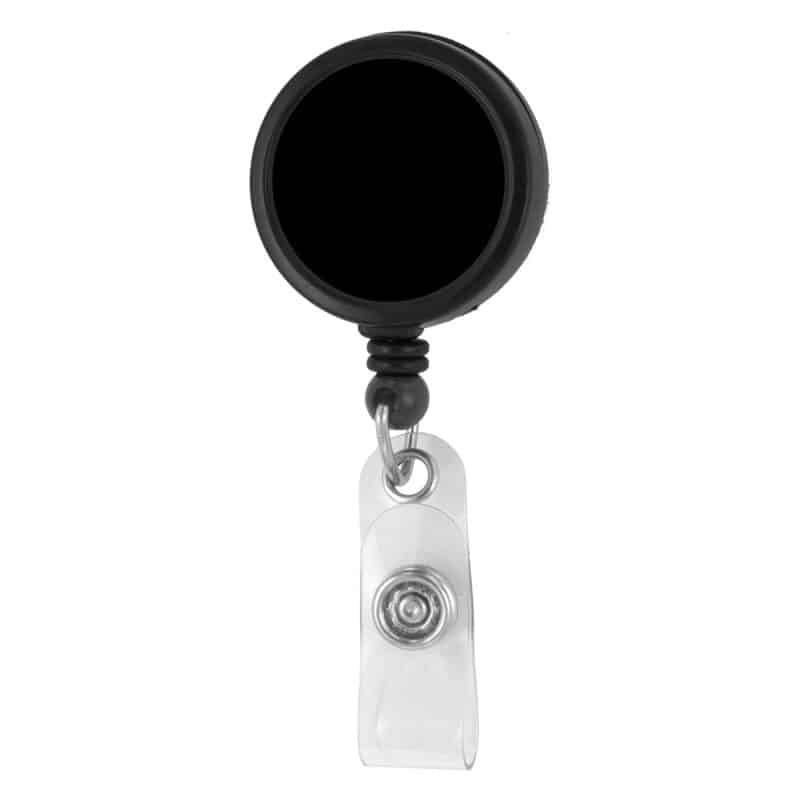 "Worthington VL" Round Retractable Badge Reel & Badge Holder w/Metal Slip Clip (Full Color) - 3
