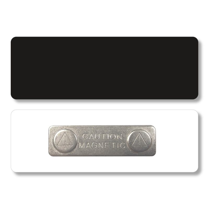 1 x 3 Name Badge - Magnet Back - 1