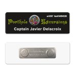 1 x 3 Name Badge - Magnet Back - 3