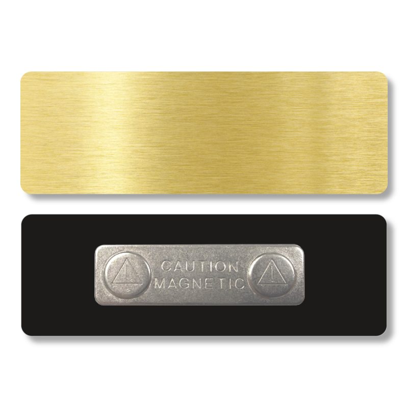 1 x 3 Name Badge - Magnet Back - 7