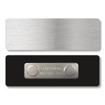 1 x 3 Name Badge - Magnet Back - 8