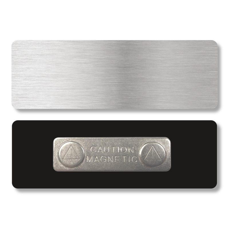 1 x 3 Name Badge - Magnet Back - 8