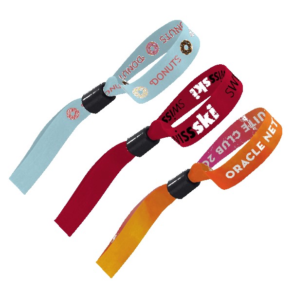 1/2" Dye-Sublimated Wristband with Locking Slider