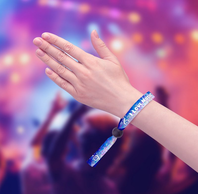 1/2" Festival Adjustable Wristband - 1