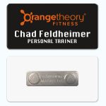1.5 x 3 Name Badge - Magnet Back - 2